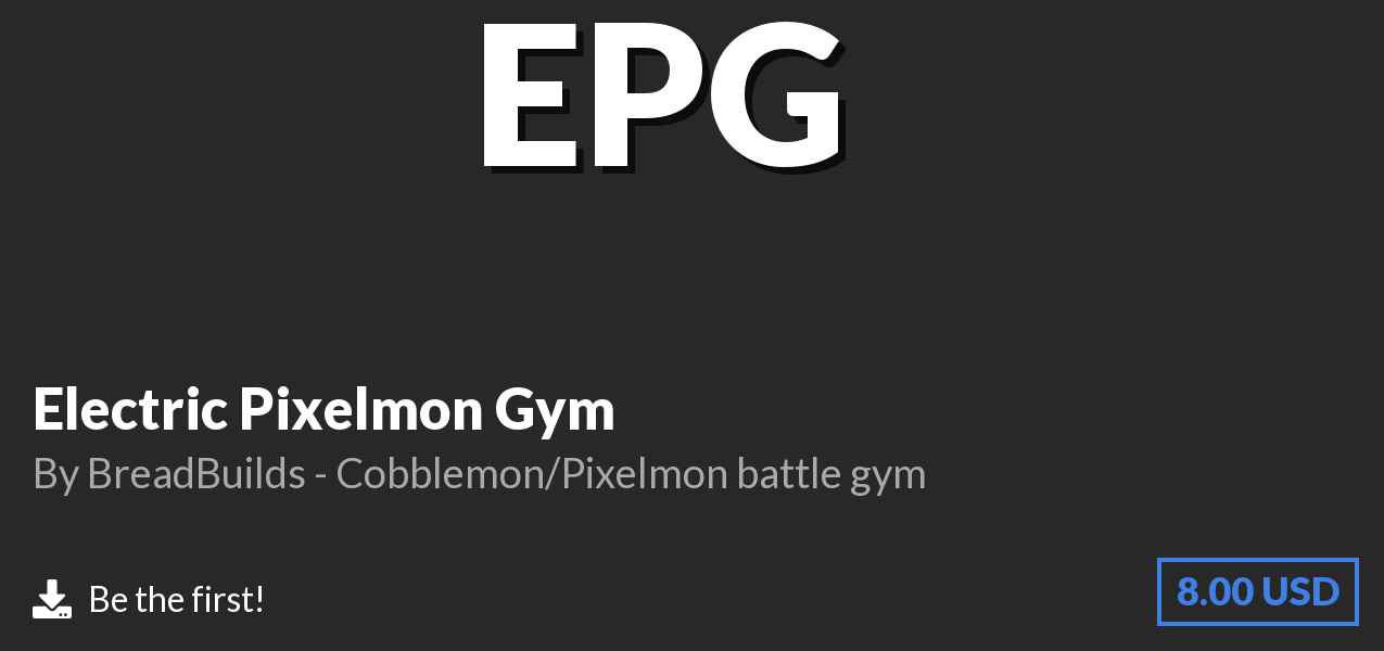 Download Electric Pixelmon Gym on Polymart