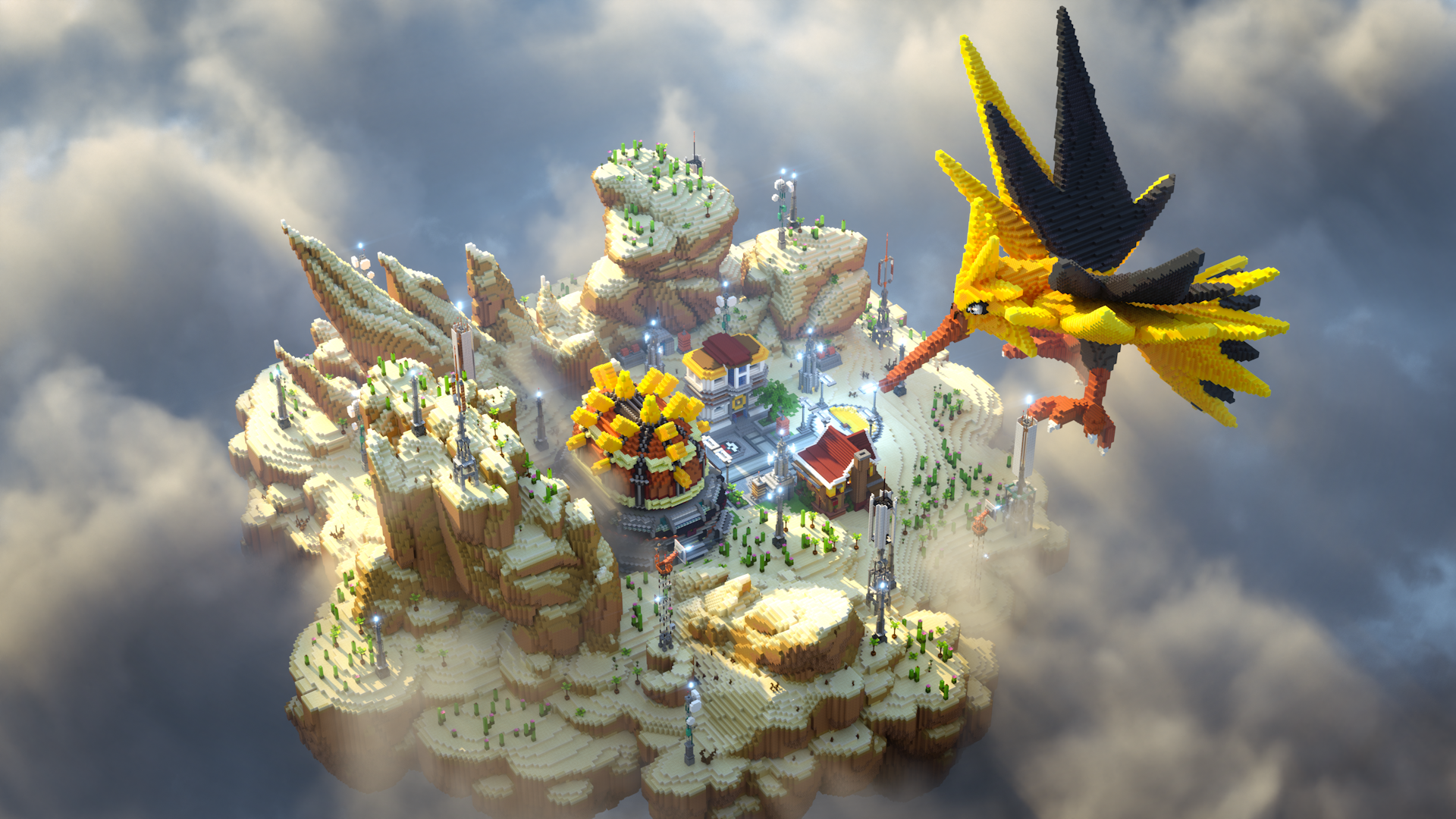 Electric Pixelmon Gym