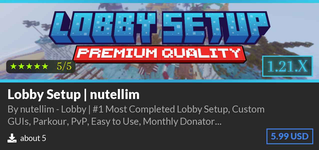 Download Lobby Setup | nutellim on Polymart
