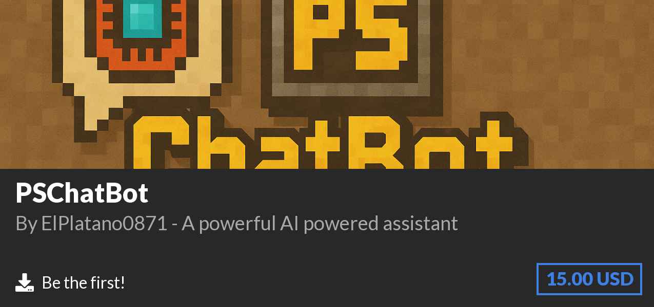 Download PSChatBot on Polymart