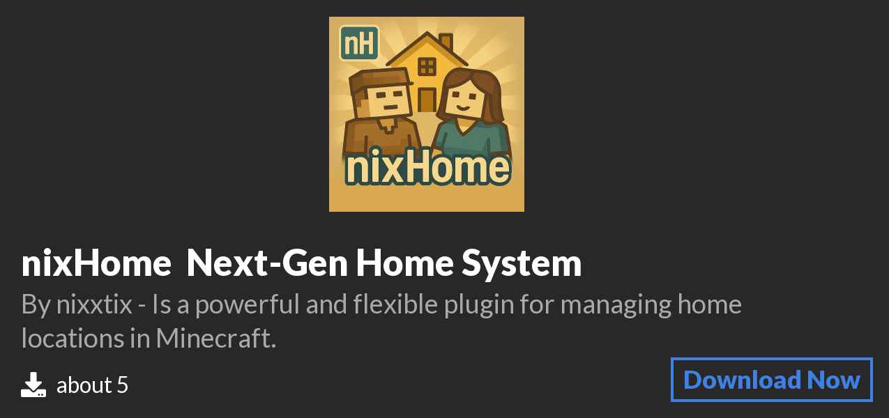 Download nixHome – Next-Gen Home System on Polymart