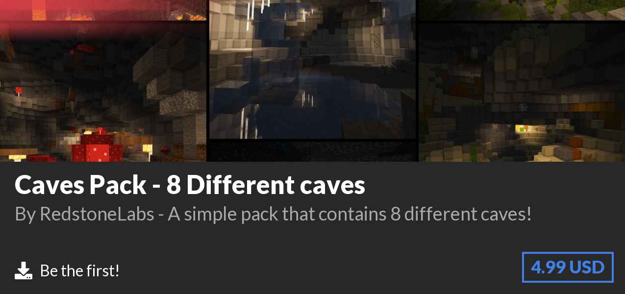 Download Caves Pack - 8 Different caves on Polymart