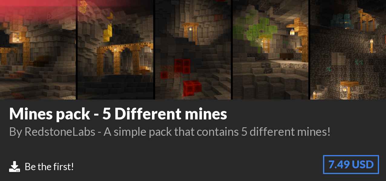 Download Mines pack - 5 Different mines on Polymart