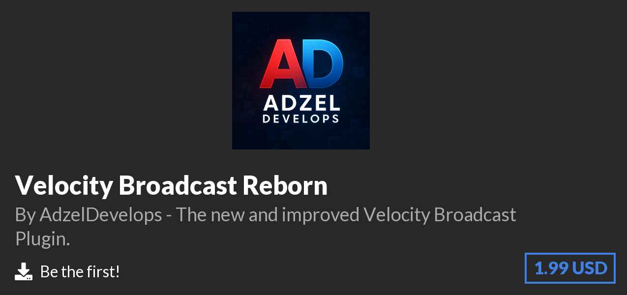 Download Velocity Broadcast Reborn on Polymart