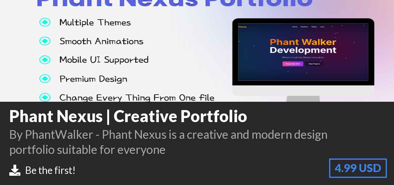 Download Phant Nexus | Creative Portfolio on Polymart