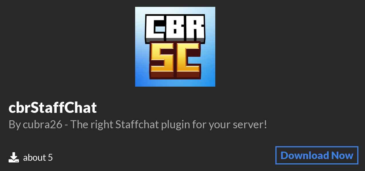 Download cbrStaffChat on Polymart