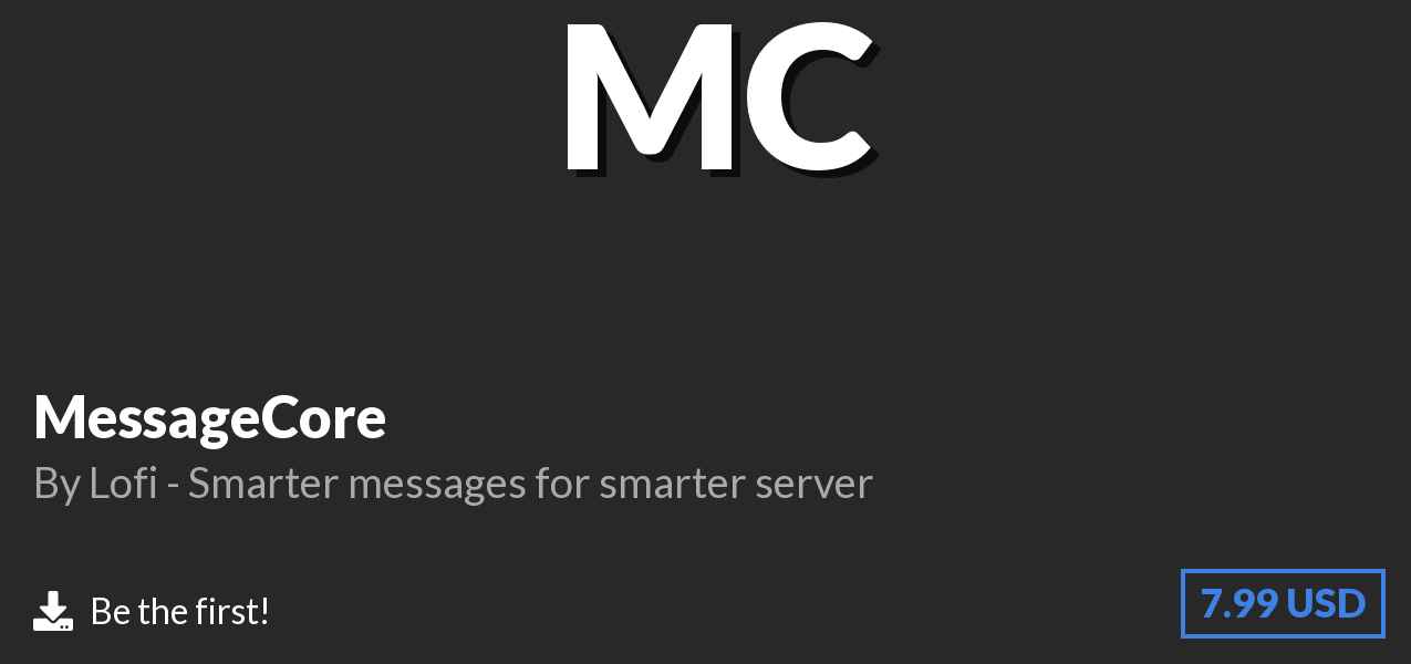 Download MessageCore on Polymart