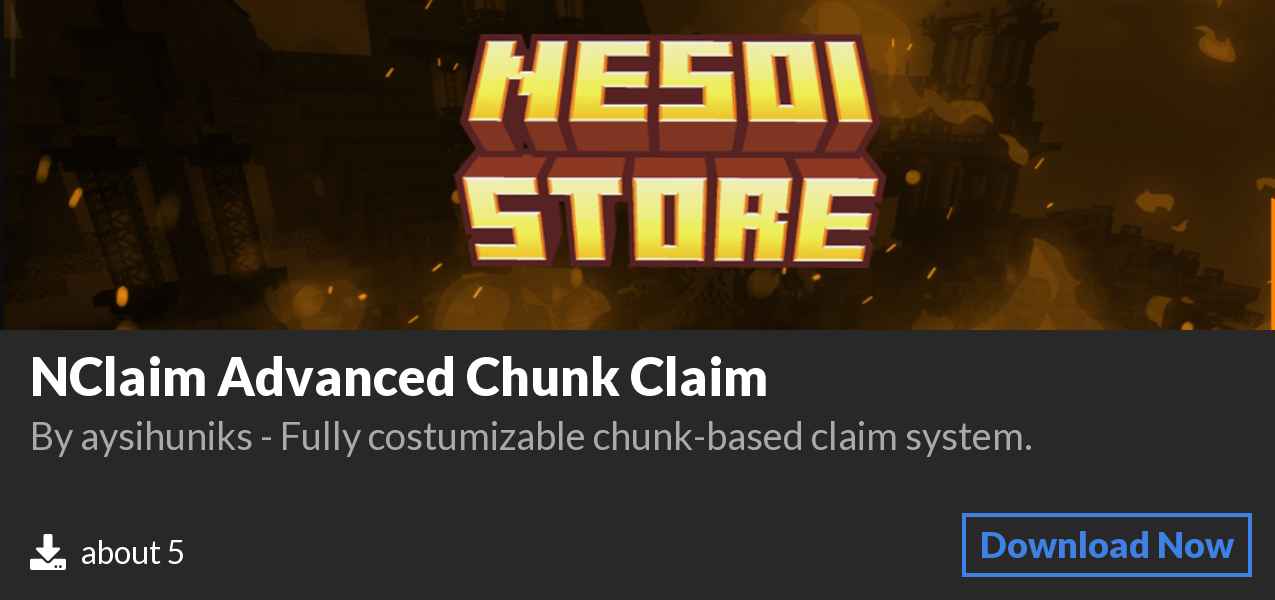 Download NClaim Advanced Chunk Claim ✨ on Polymart