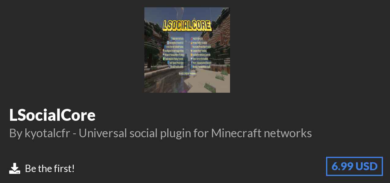 Download LSocialCore on Polymart