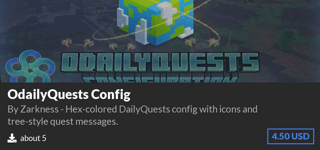 Download OdailyQuests Config on Polymart