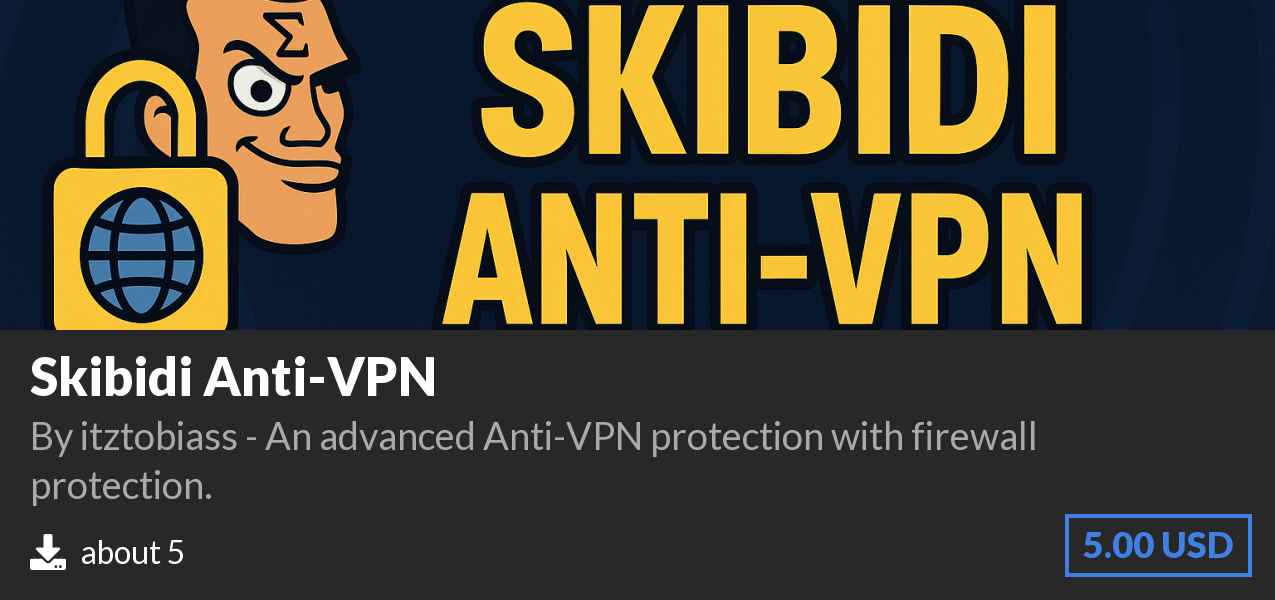Download Skibidi Anti-VPN on Polymart