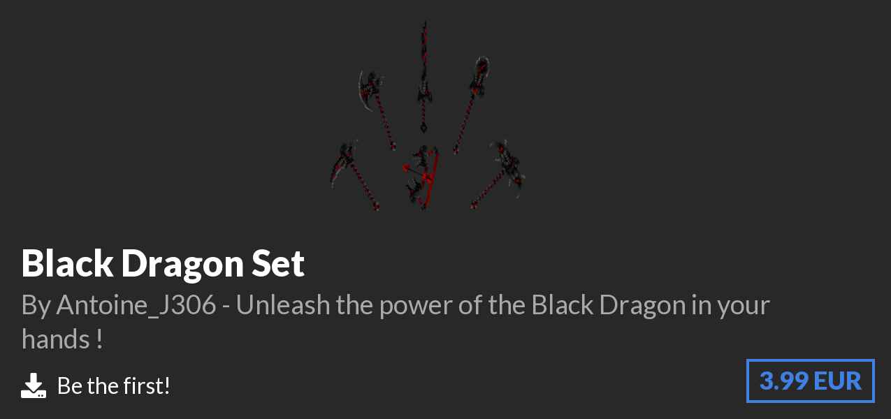 Download Black Dragon Set on Polymart