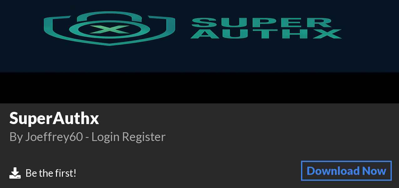 Download SuperAuthx on Polymart