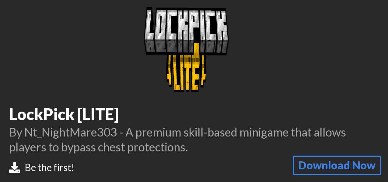 Download LockPick [LITE] on Polymart