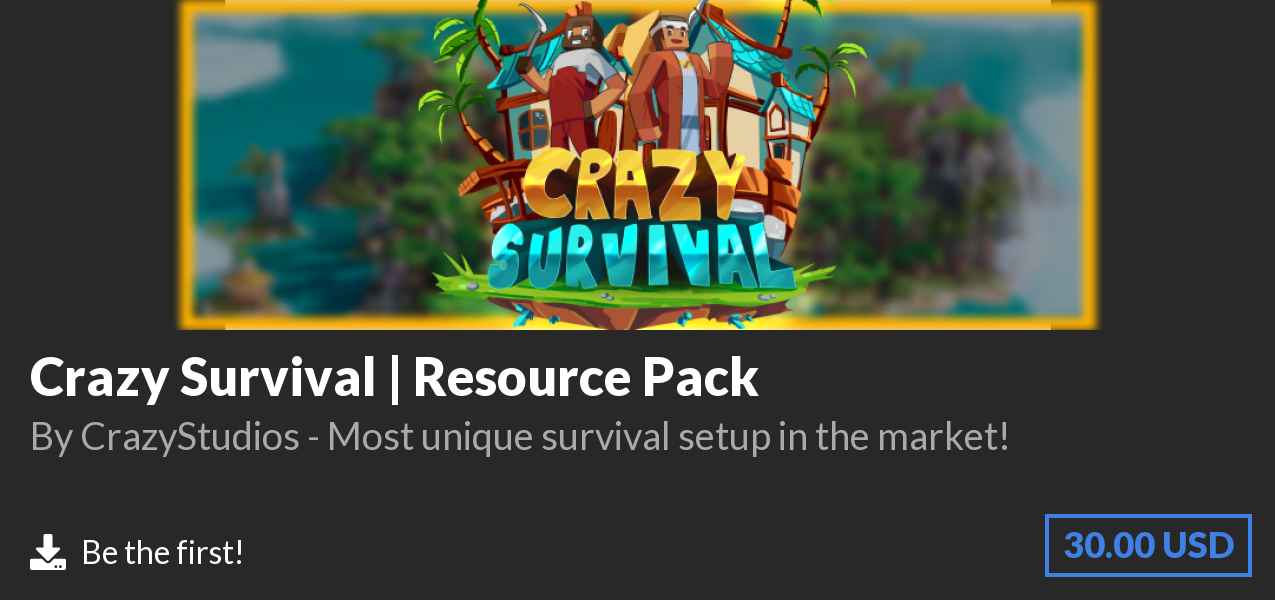 Download Crazy Survival | Resource Pack on Polymart