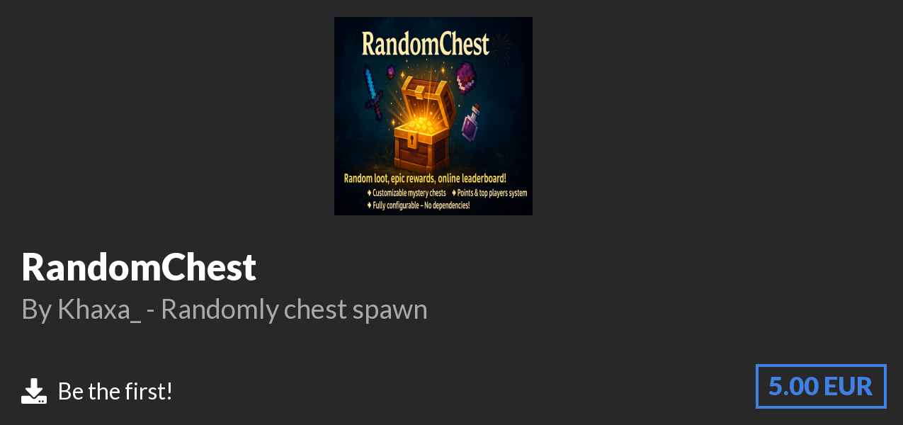 Download RandomChest on Polymart