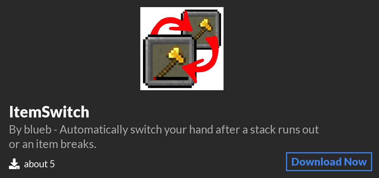 Download ItemSwitch on Polymart