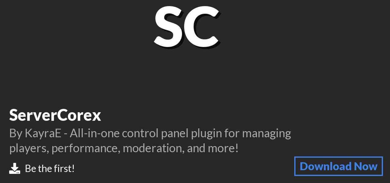 Download ServerCorex on Polymart