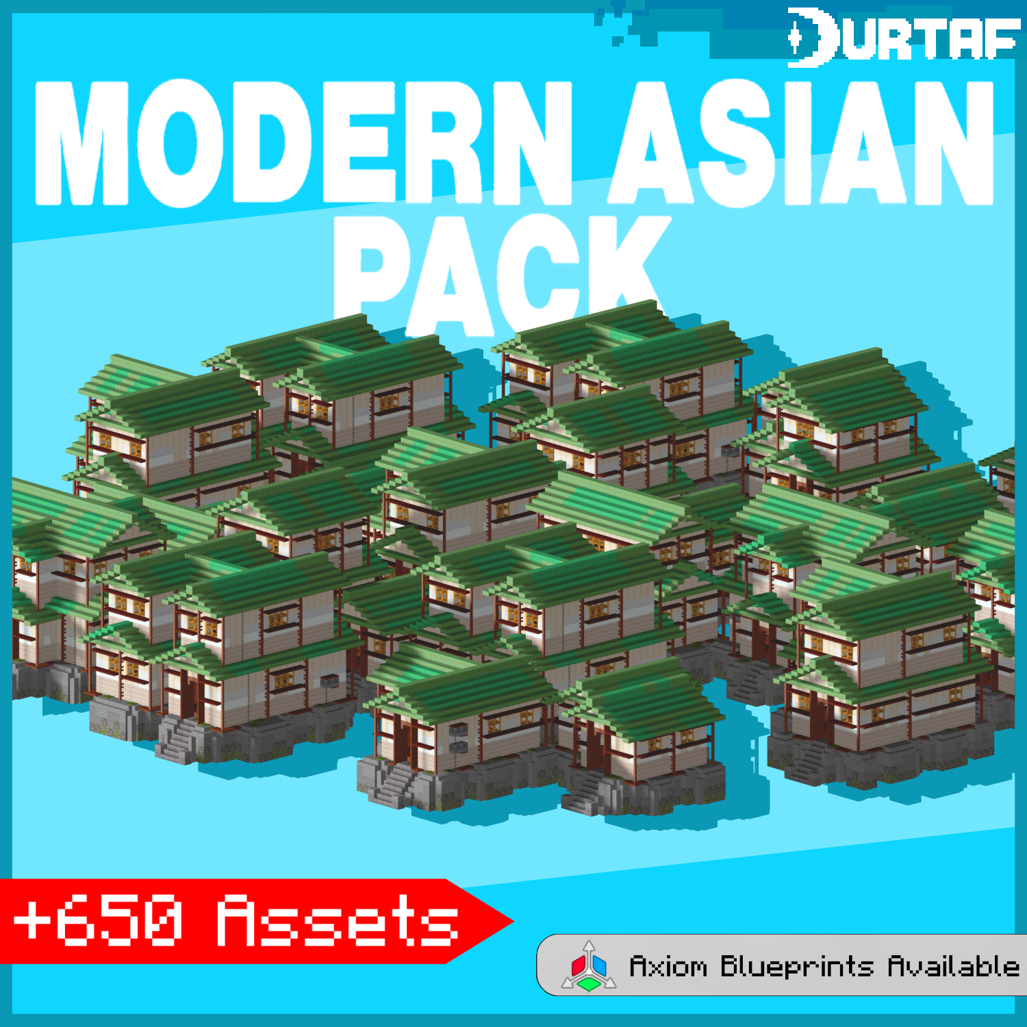 Modern Asian Pack +650 Assets