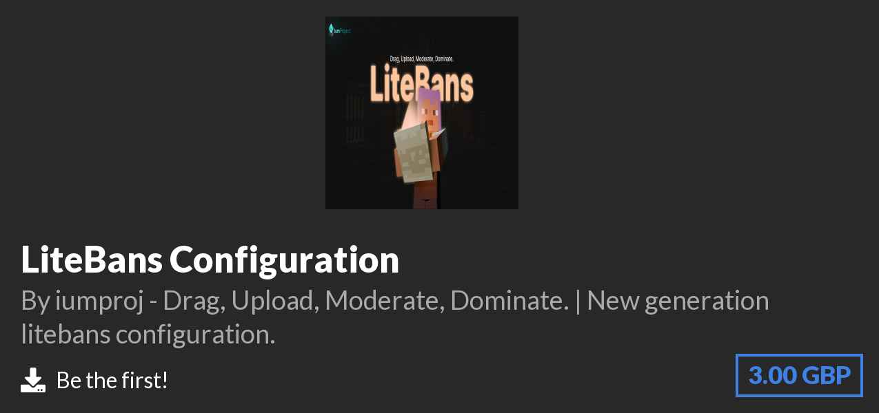Download LiteBans Configuration on Polymart