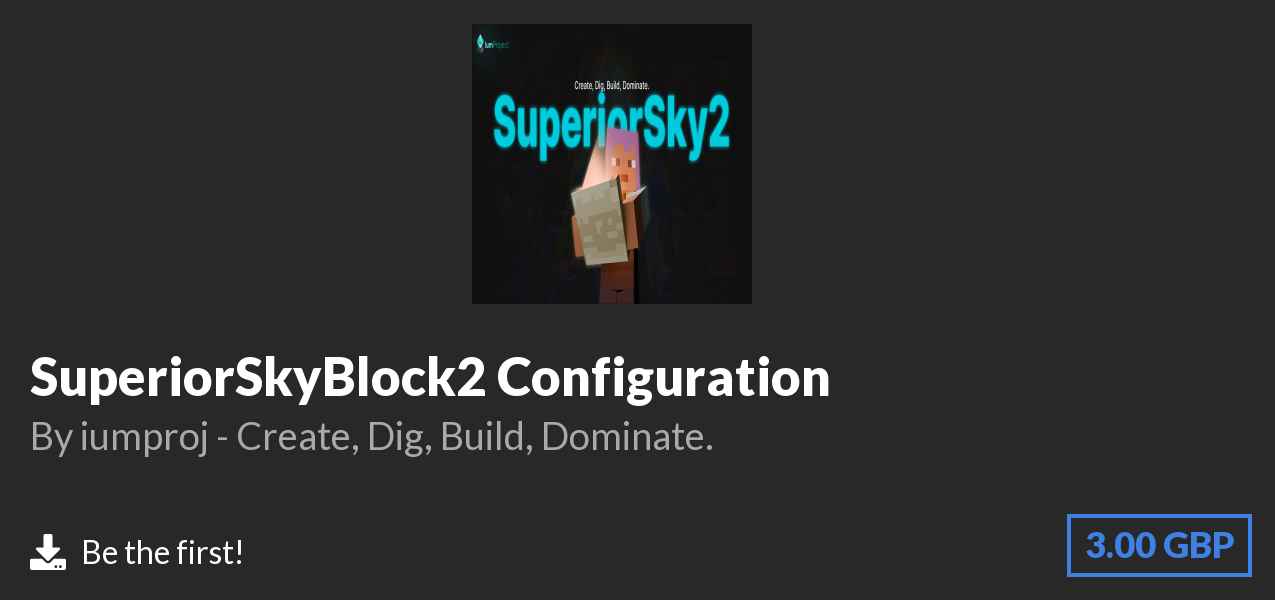 Download SuperiorSkyBlock2 Configuration on Polymart