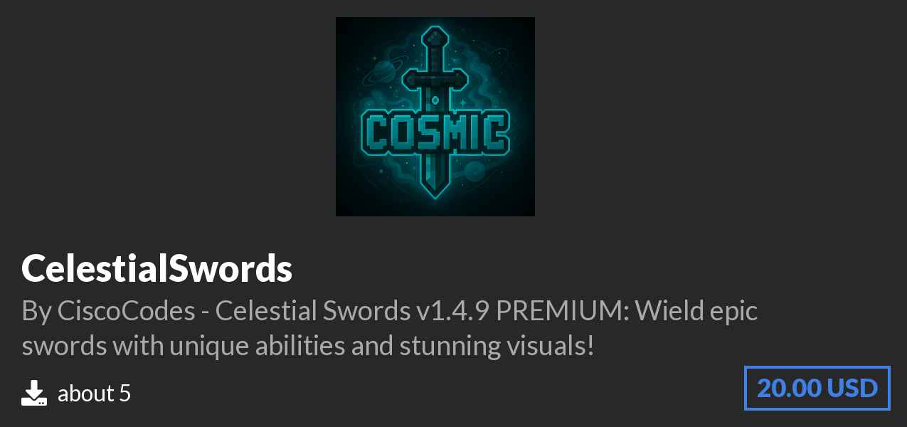 Download CelestialSwords on Polymart