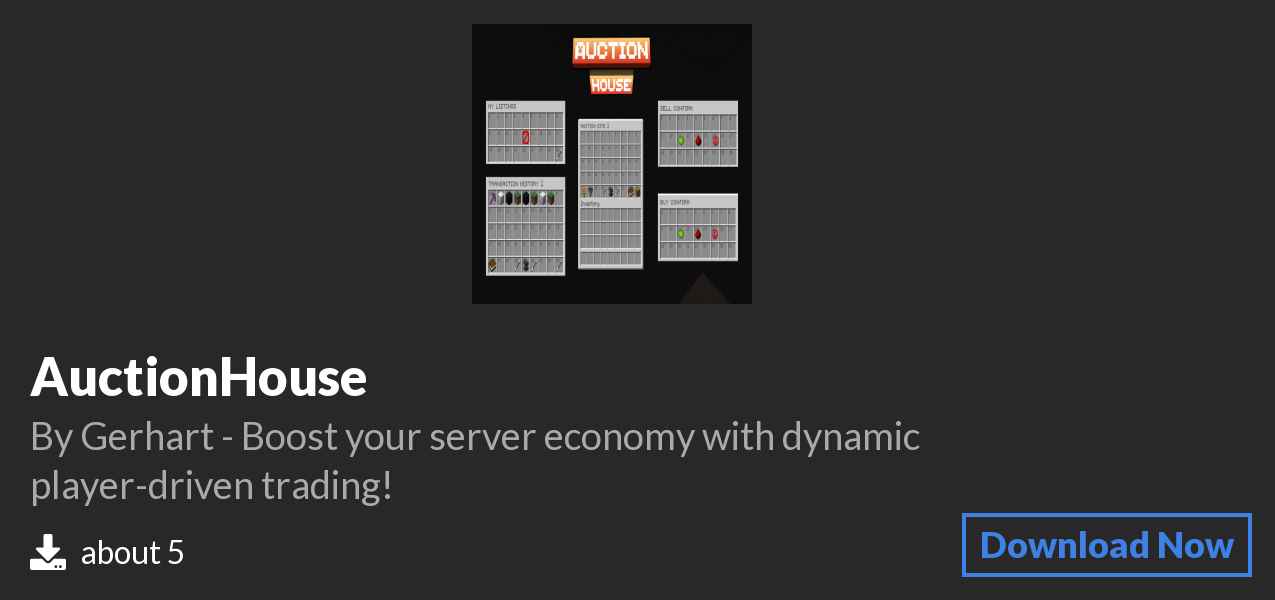Download AuctionHouse on Polymart
