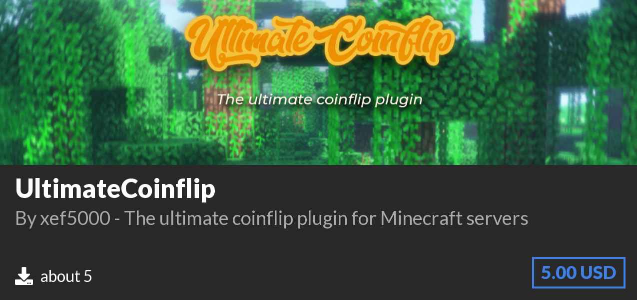 Download UltimateCoinflip on Polymart