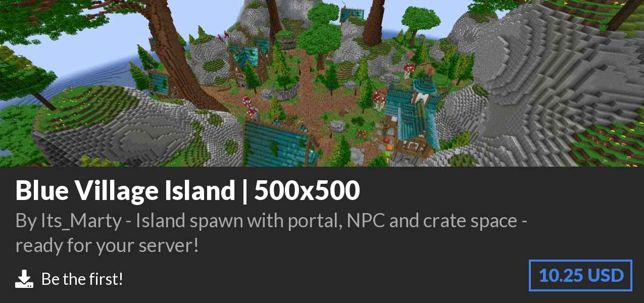 Download Blue Village Island | 500x500 on Polymart