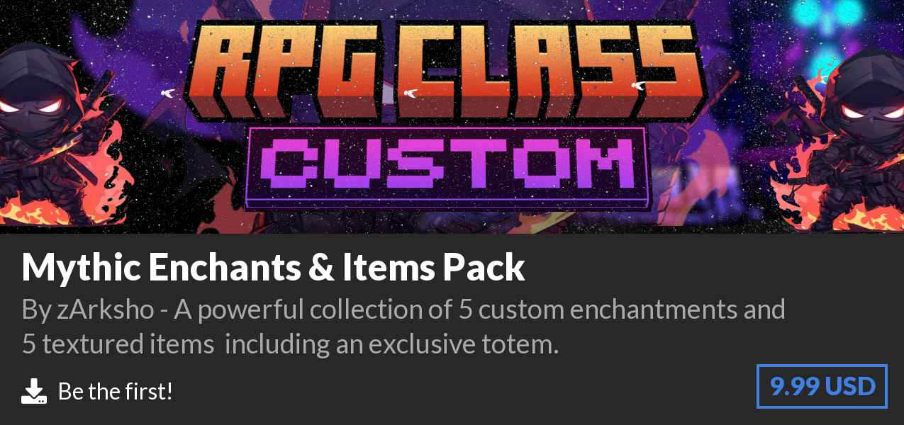 Download Mythic Enchants & Items Pack on Polymart