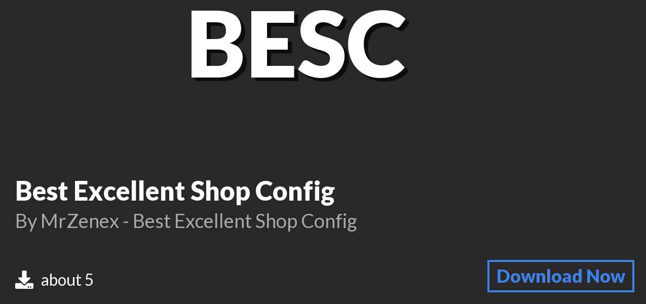 Download Best Excellent Shop Config on Polymart