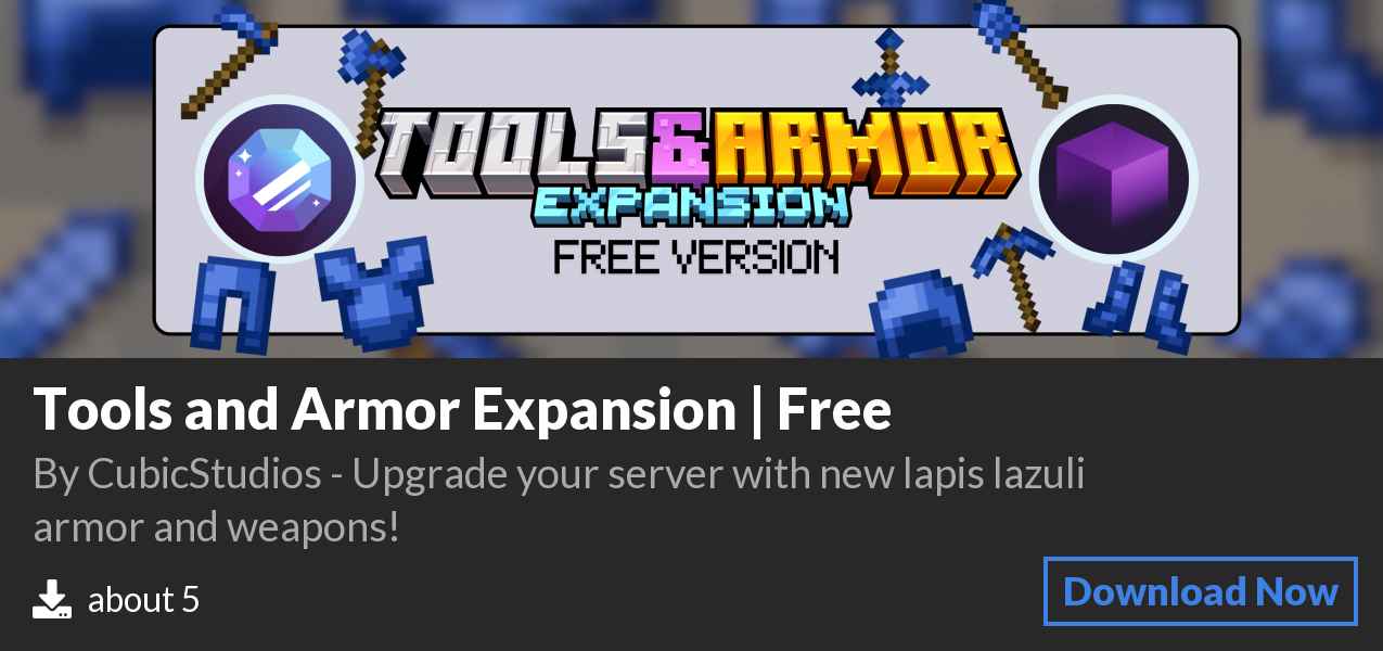 Download Tools and Armor Expansion | Free on Polymart