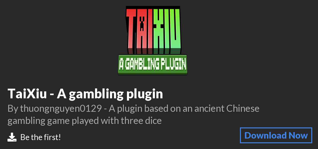 Download TaiXiu - A gambling plugin on Polymart