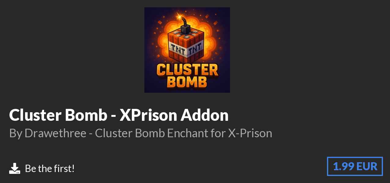 Download 🧨Cluster Bomb - XPrison Addon on Polymart