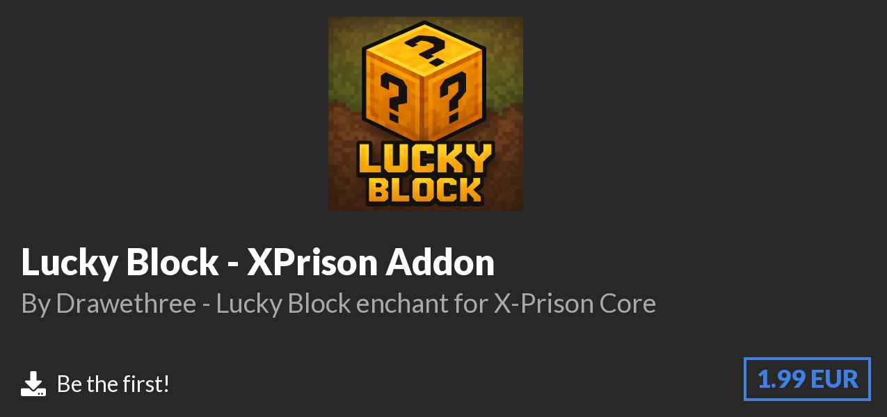 Download Lucky Block - XPrison Addon on Polymart