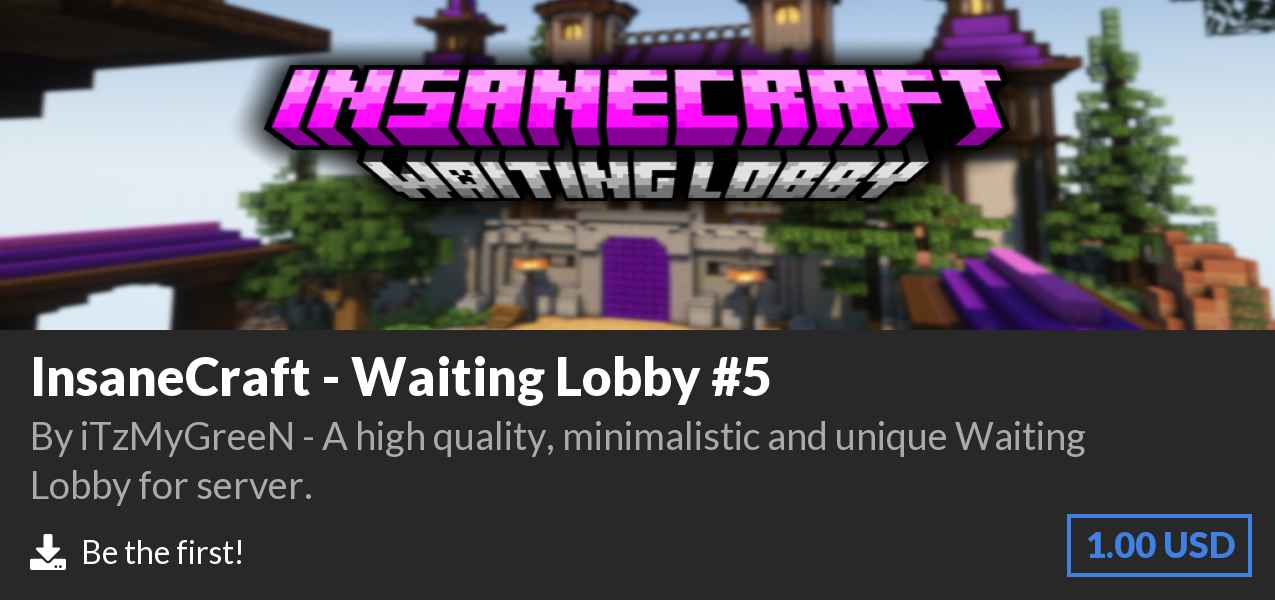 Download InsaneCraft - Waiting Lobby #5 on Polymart