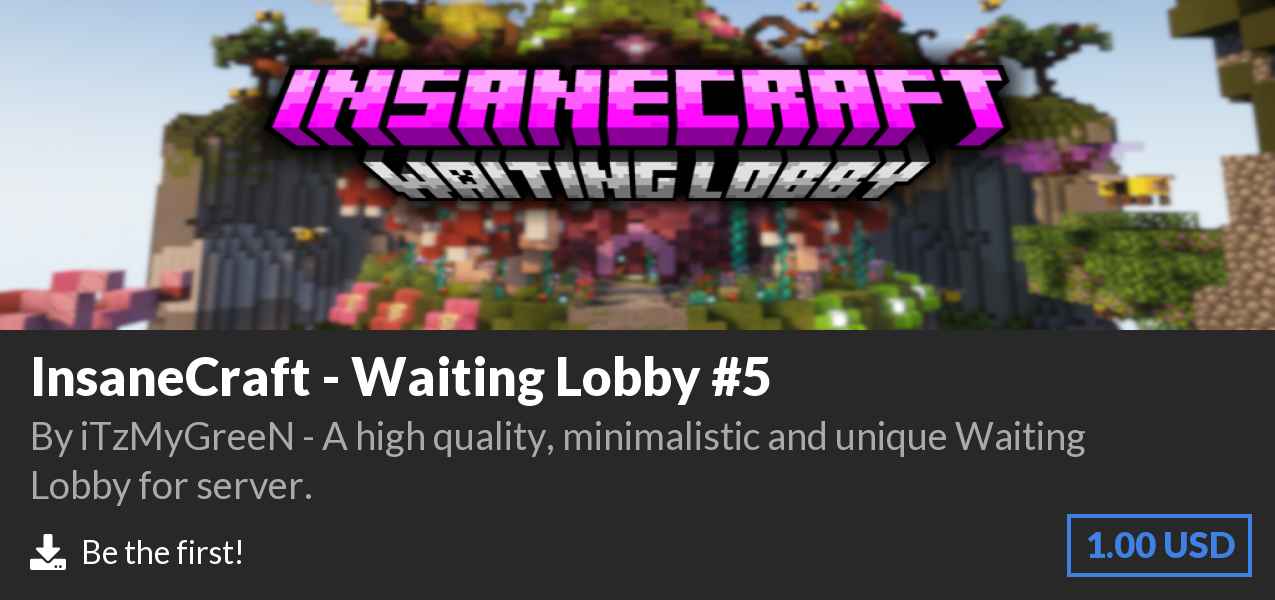 Download InsaneCraft - Waiting Lobby #5 on Polymart