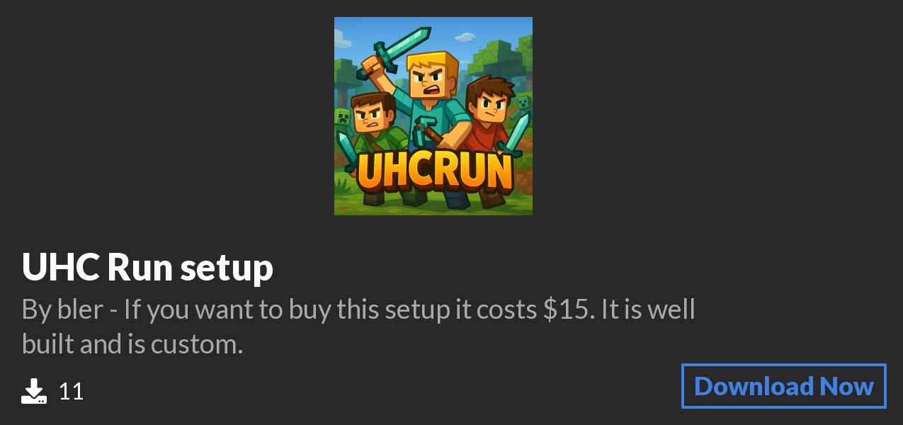Download UHC Run setup on Polymart