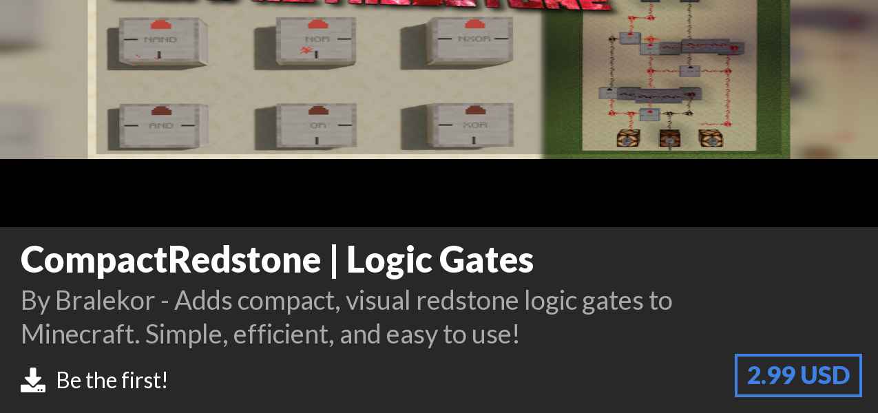 Download CompactRedstone | Logic Gates on Polymart