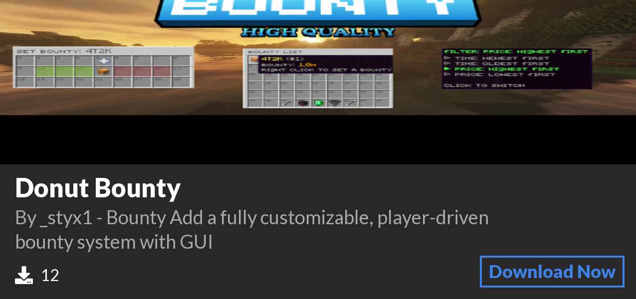 Download Donut Bounty on Polymart
