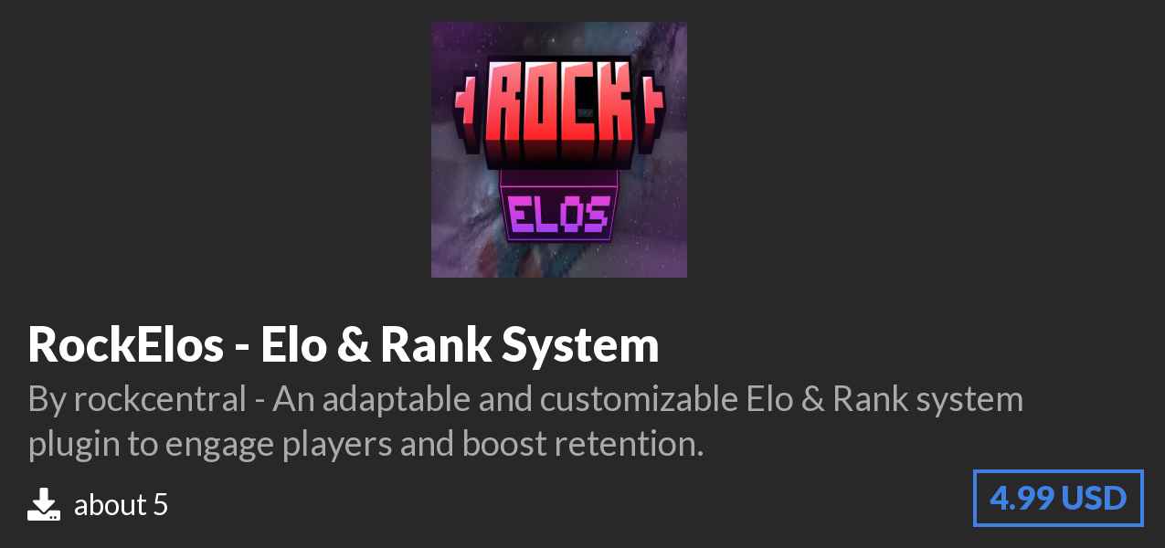 Download RockElos - Elo & Rank System on Polymart
