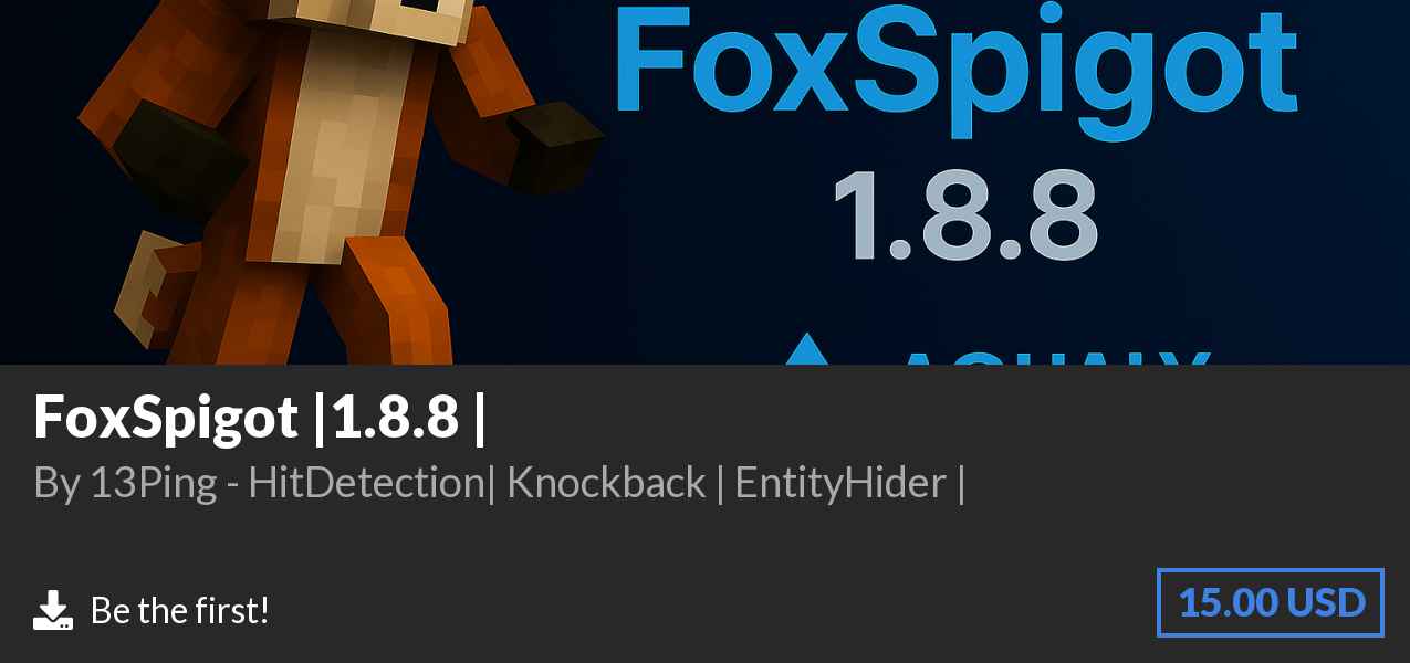 Download FoxSpigot |1.8.8 | on Polymart