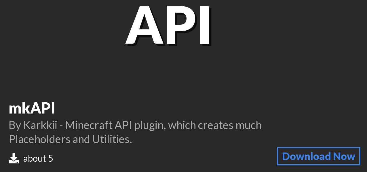 Download mkAPI on Polymart