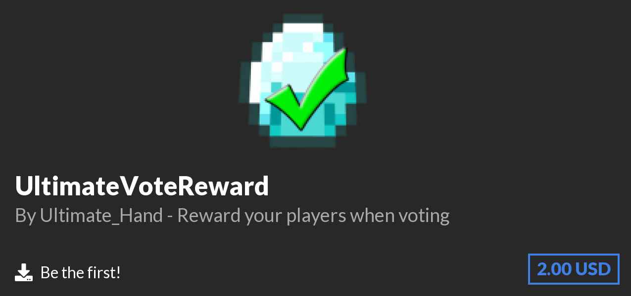 Download UltimateVoteReward on Polymart