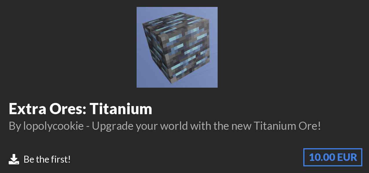 Download Extra Ores: Titanium on Polymart