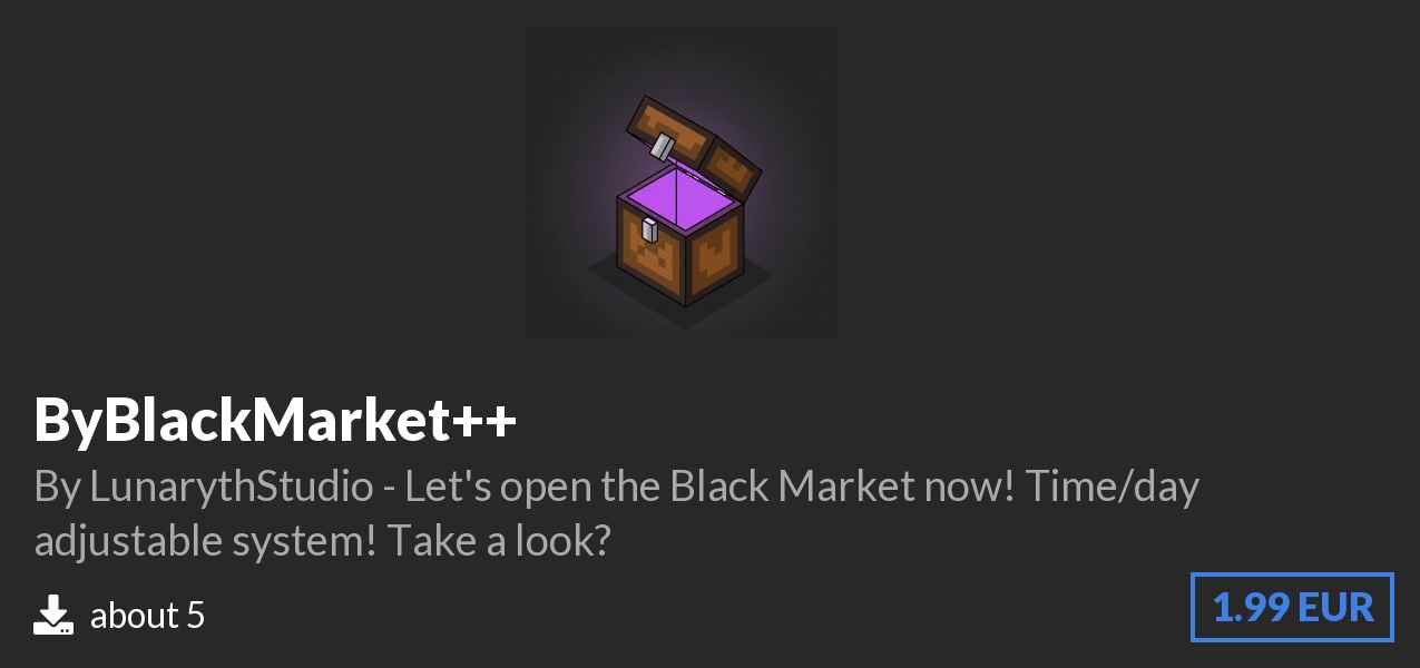 Download ByBlackMarket++ on Polymart