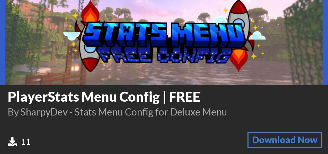 Download PlayerStats Menu Config | FREE on Polymart