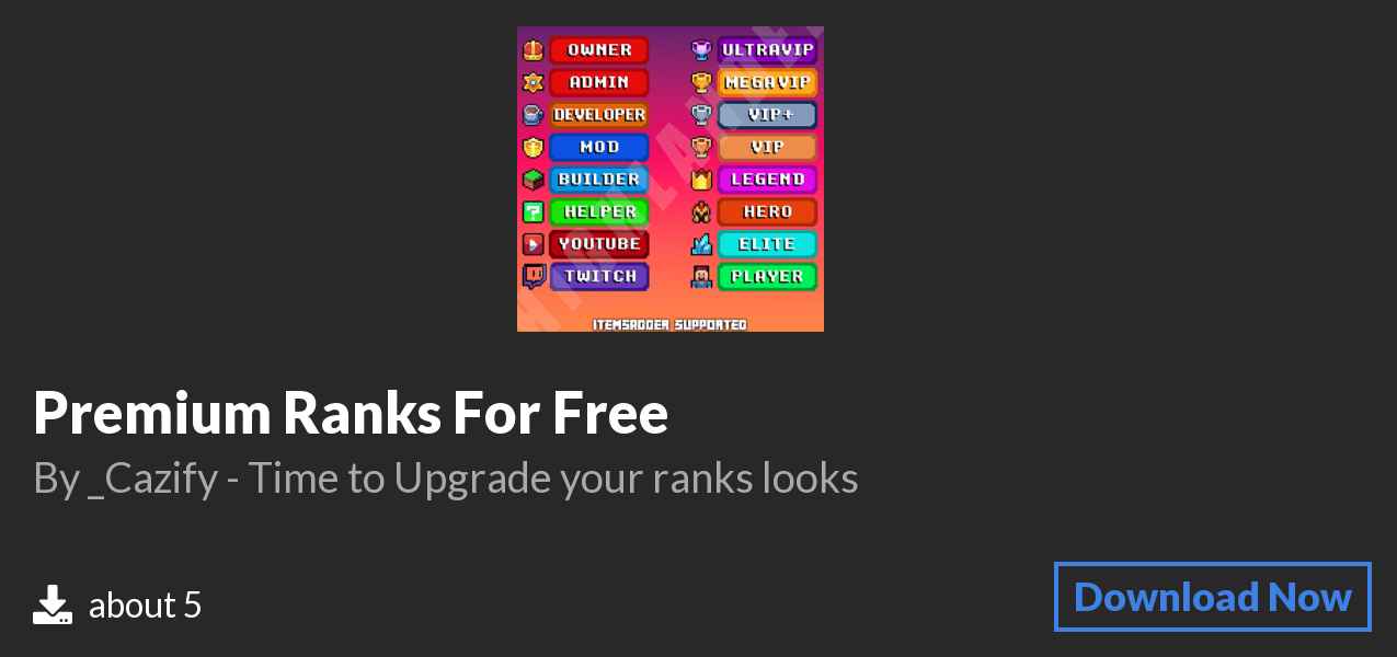 Download Premium Ranks For Free on Polymart