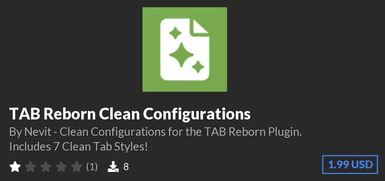 Download TAB Reborn Clean Configurations on Polymart