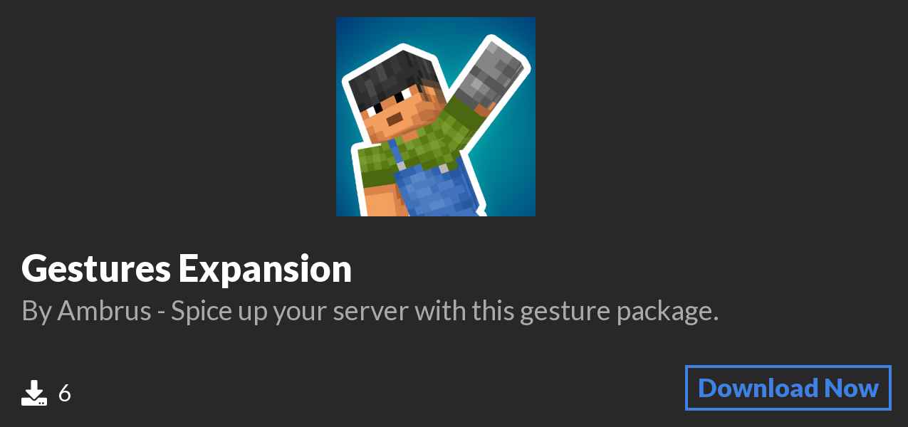 Download Gestures Expansion on Polymart